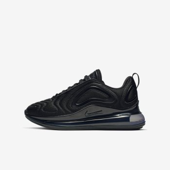 Nike Air Max 720 - Nagyobb Gyerek Air Max Trainers - Fekete/Fekete/Fekete